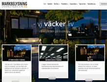 Tablet Screenshot of markbelysning.se